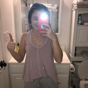 Lilac Purple American Eagle Tank Top